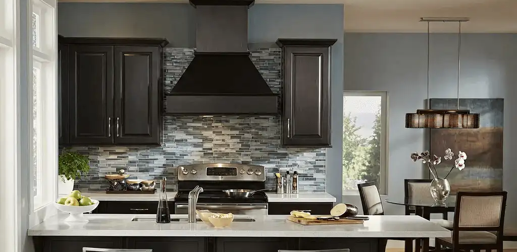 Kitchen cabinet painting and refinishing in a modern kitchen in Pueblo, CO